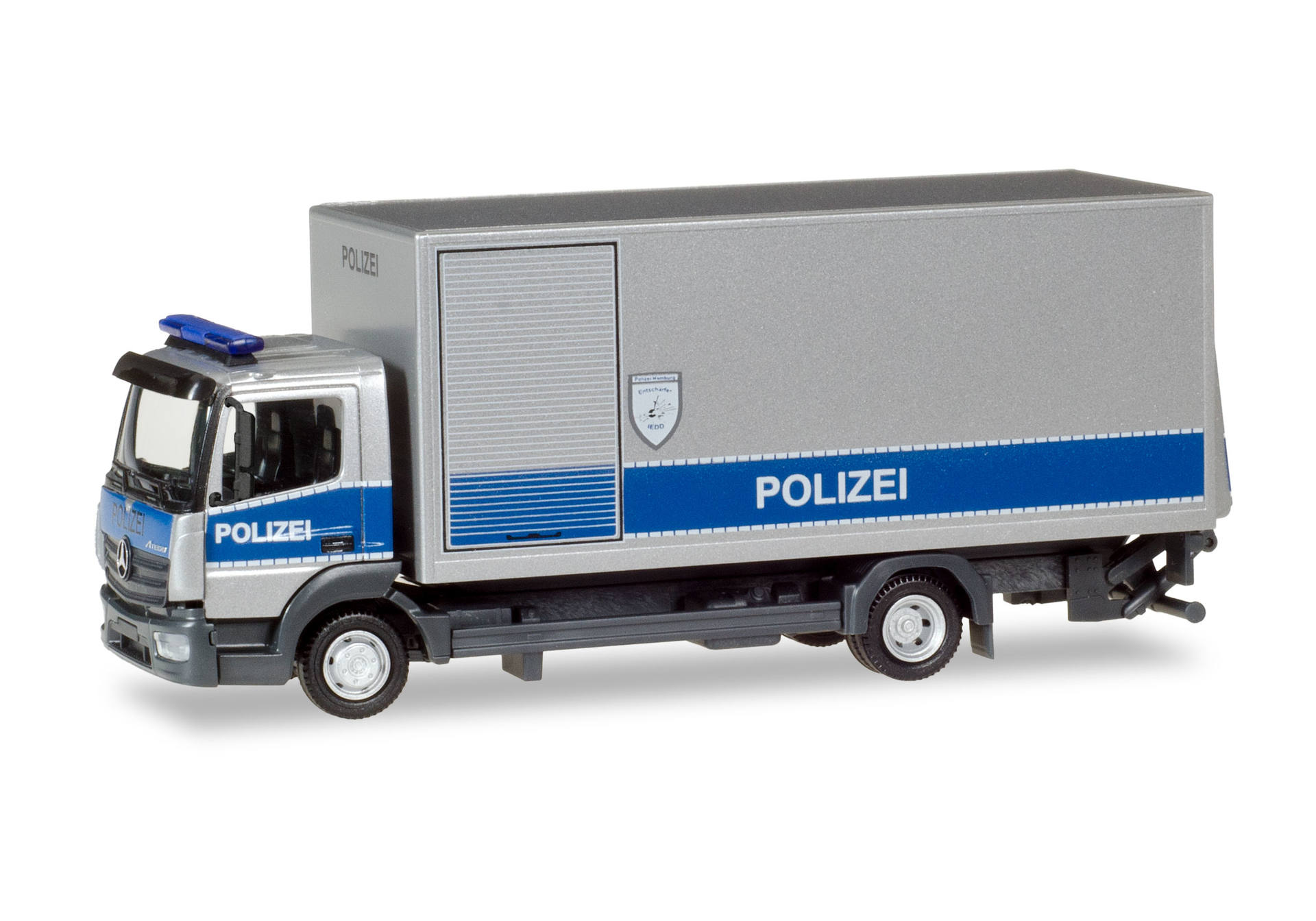 Mercedes-Benz Atego Koffer-LKW mit Ladebordwand "Polizei Hamburg Entschärfer"
