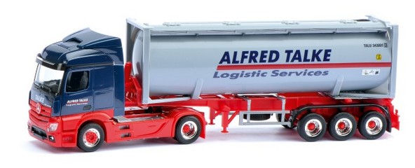 Mercedes-Benz Actros '11 StreamSpace 2.3 30 FT Printsilocontainer saddle train 2A/3A