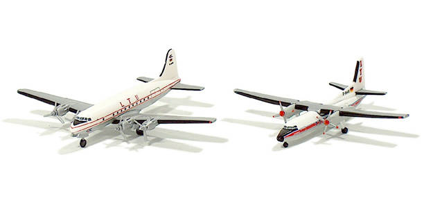 LTU 2er-Set DC-4 / Fokker 27