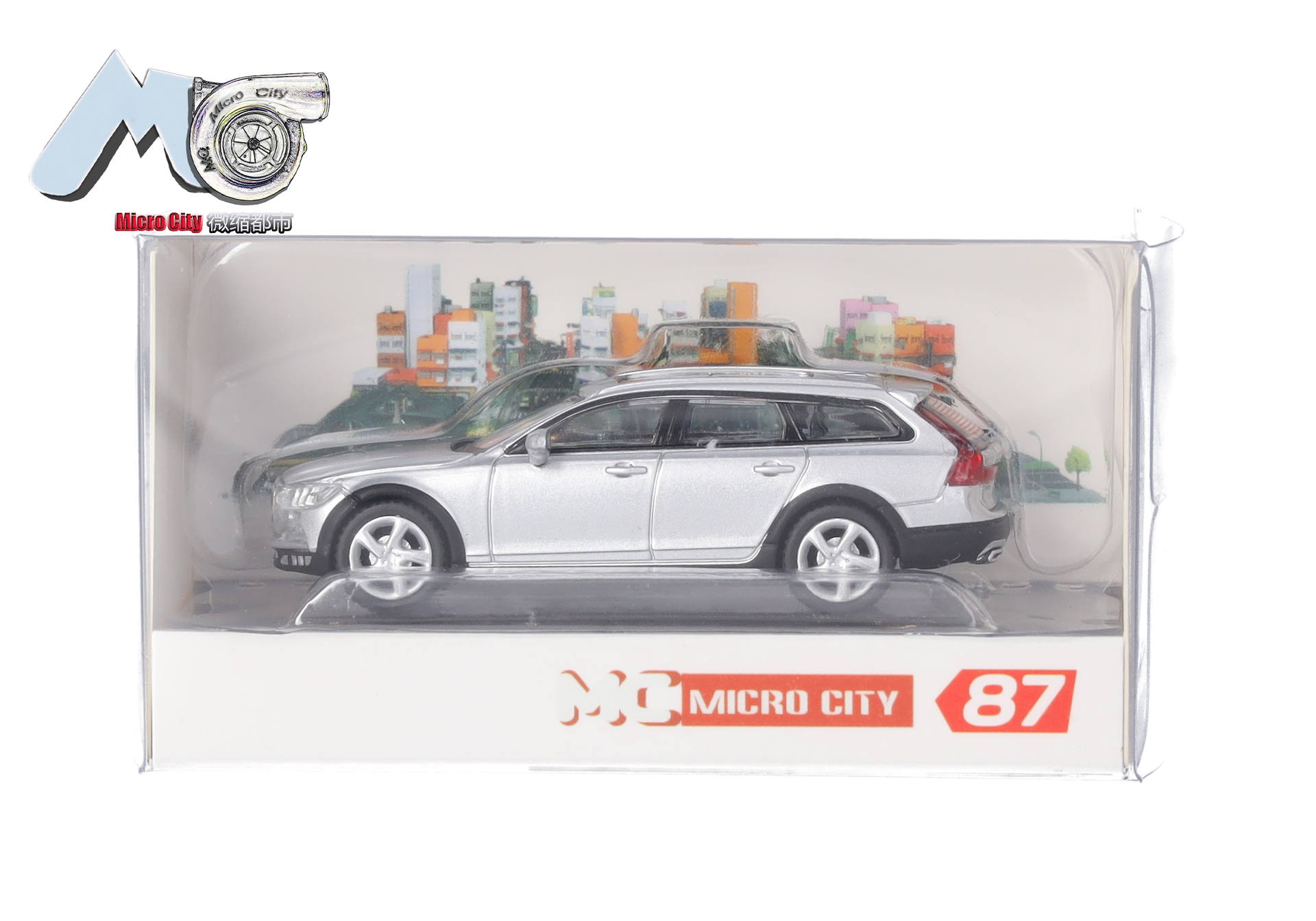 MicroCity: Volvo V90, silber (2017)