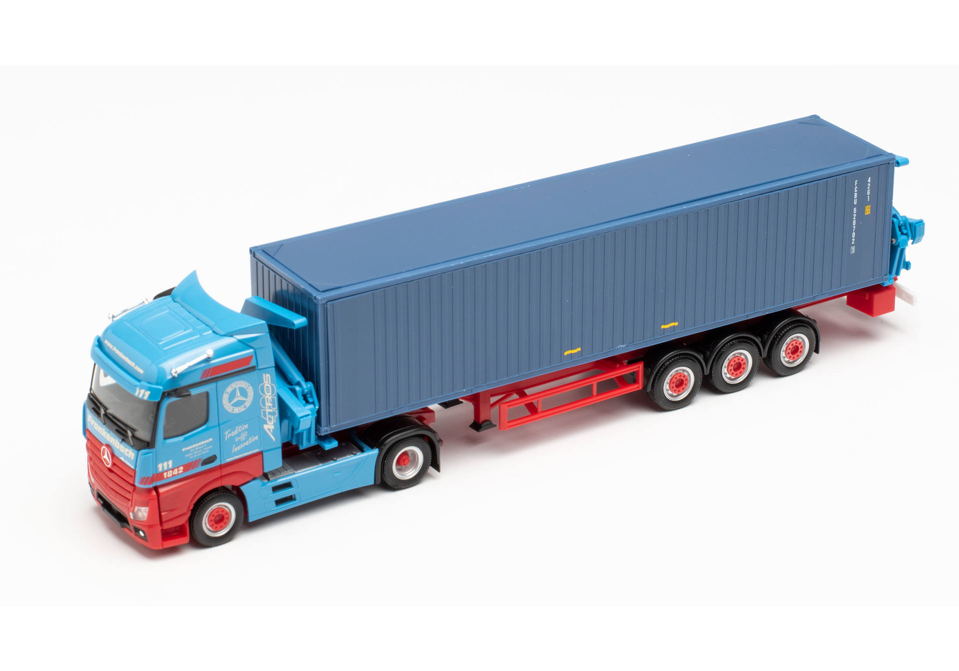 Mercedes-Benz Actros container sideloader „Frankenbach“