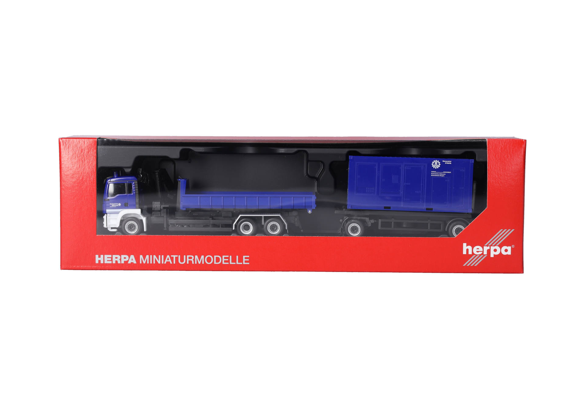 toy, truck, model, blue, semi-trailer