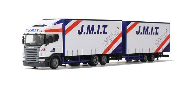 Scania HL jumbo curtain canvas semitrailer "JMIT"
