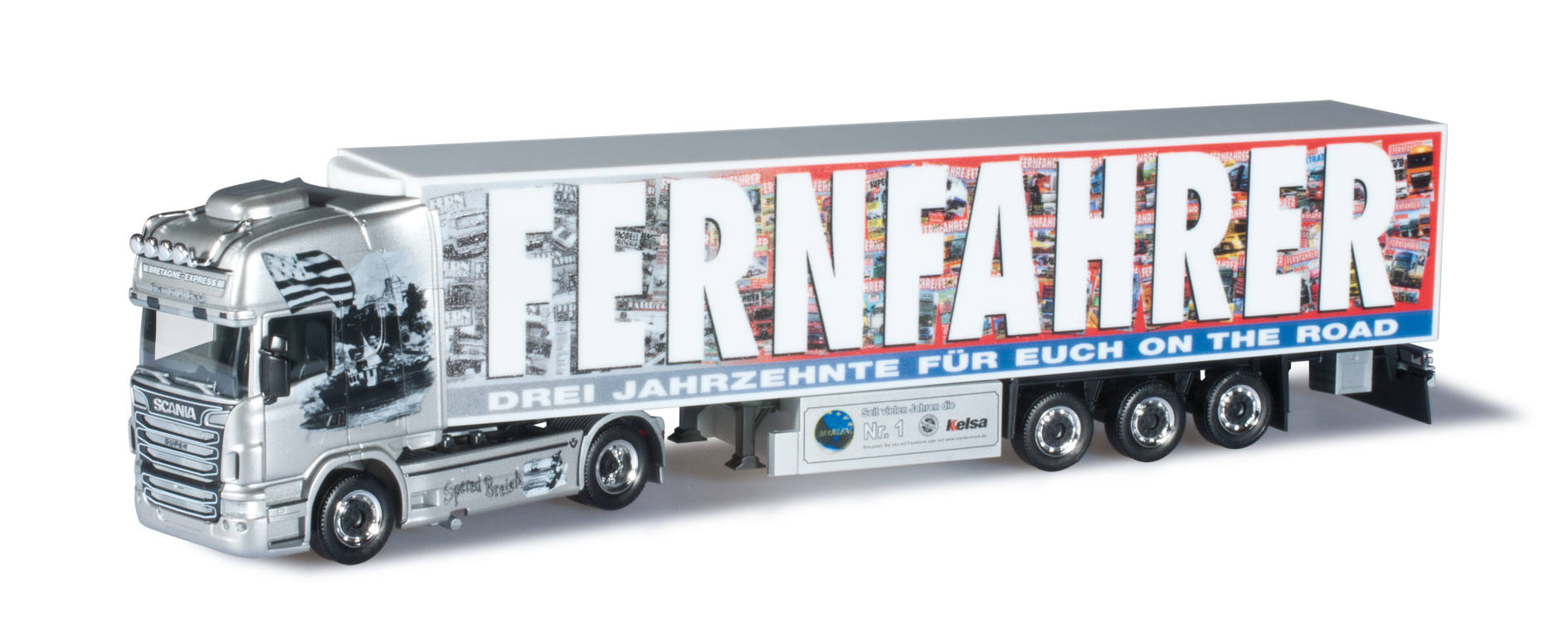 Scania R TL Kühlkoffer-Sattelzug "30 Jahre Fernfahrer"