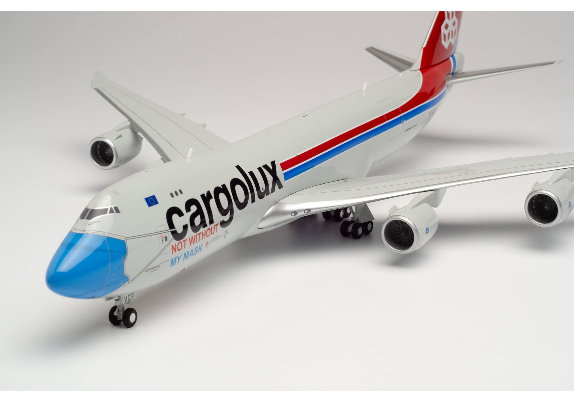 Cargolux Boeing 747-8F “Not Without My Mask” – LX-VCF