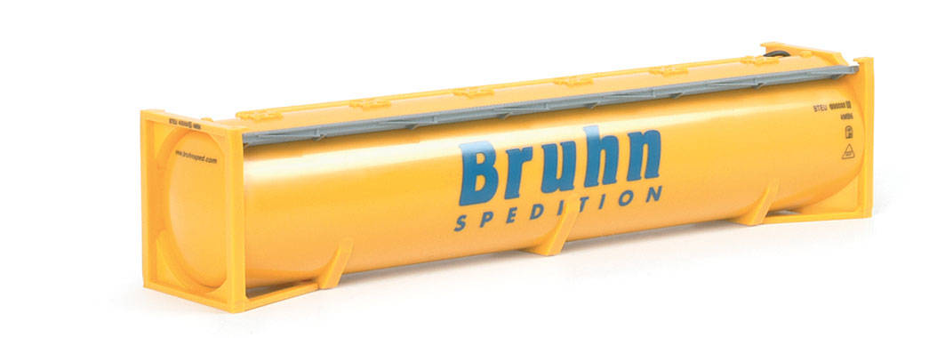 40ft. silo container "Bruhn" (for model trains)
