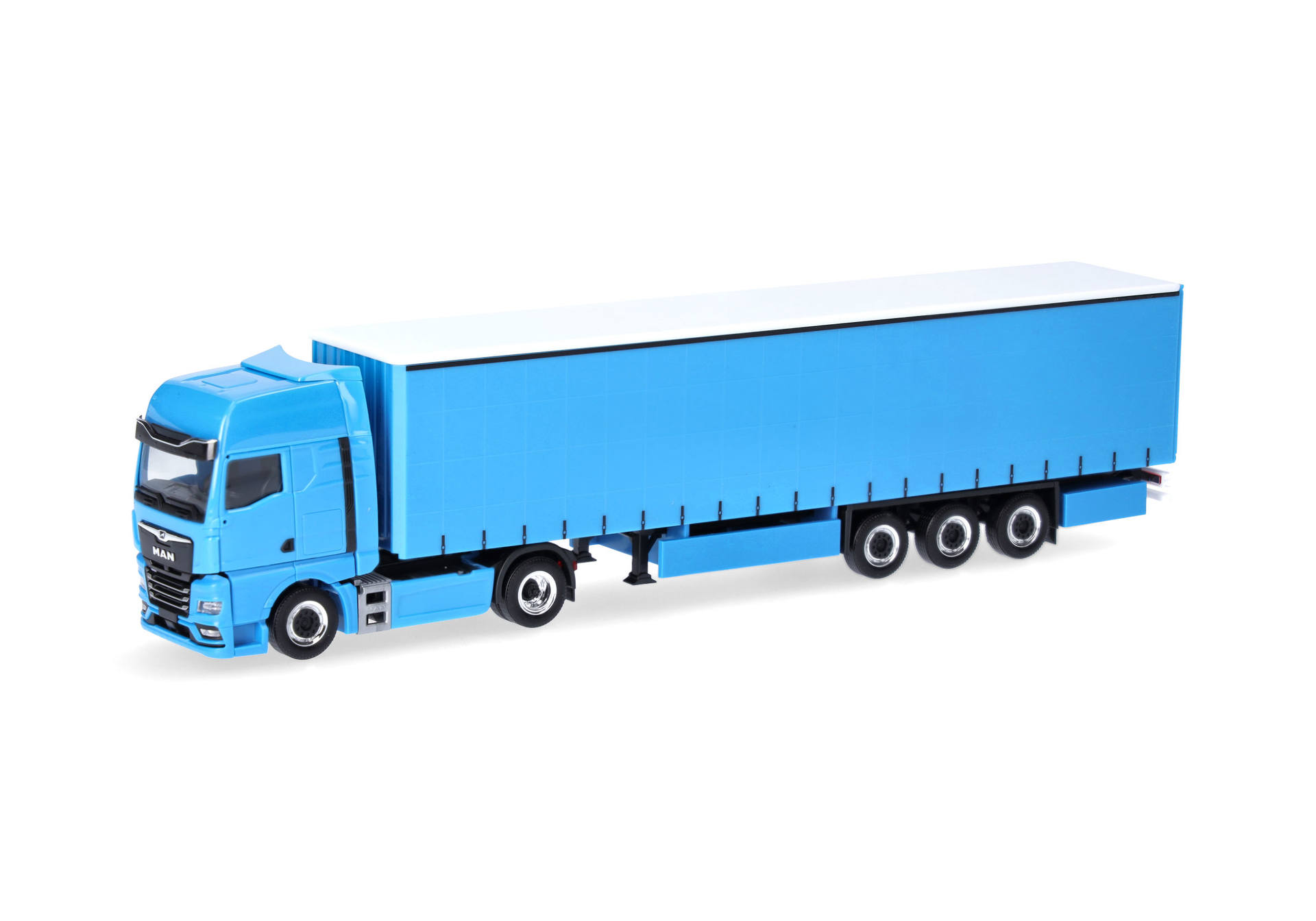 MAN TGX GX curtain canvas semitrailer truck