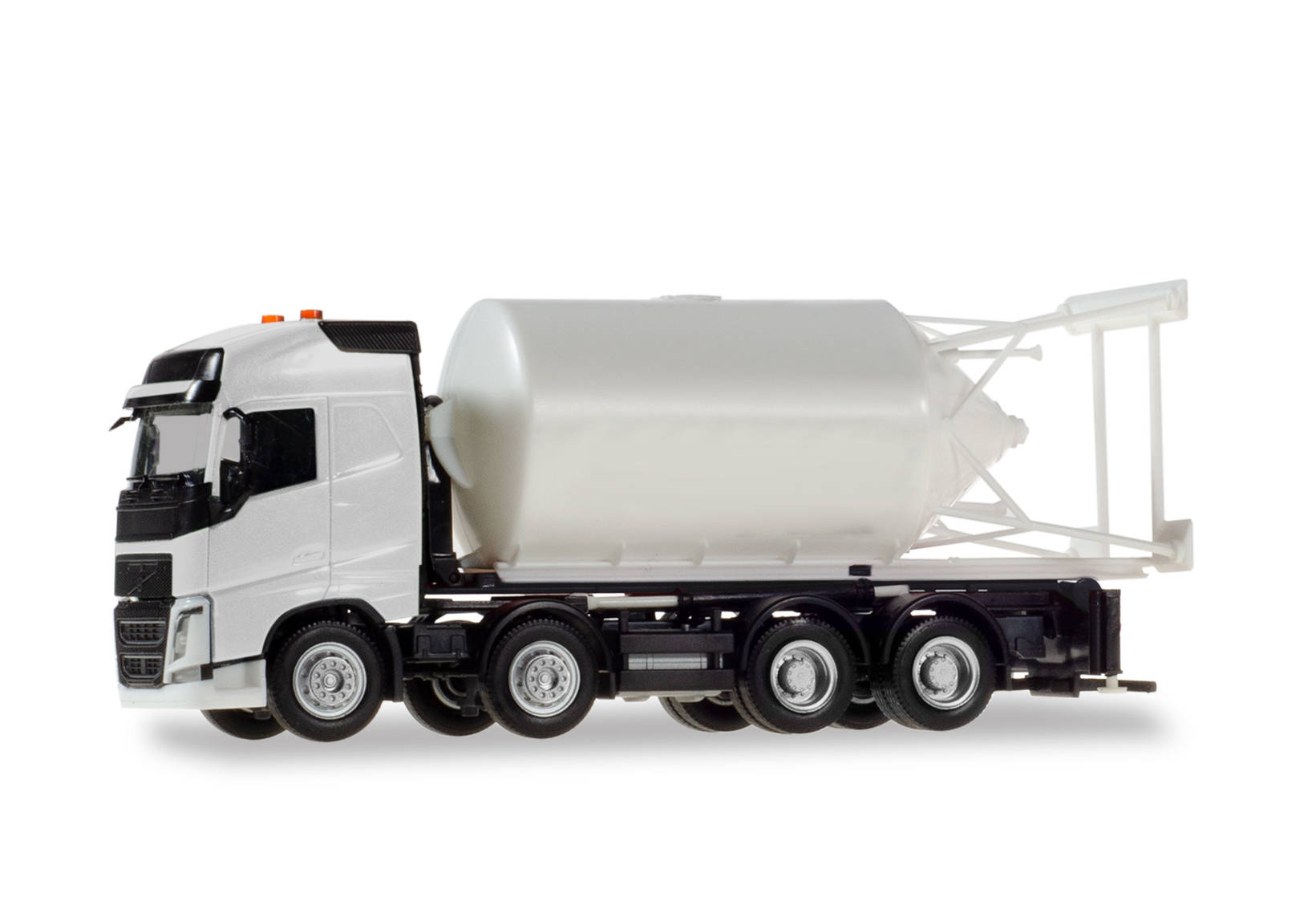 Herpa Minikit: Volvo FH Gl. bulk truck 4-axle white, weiß