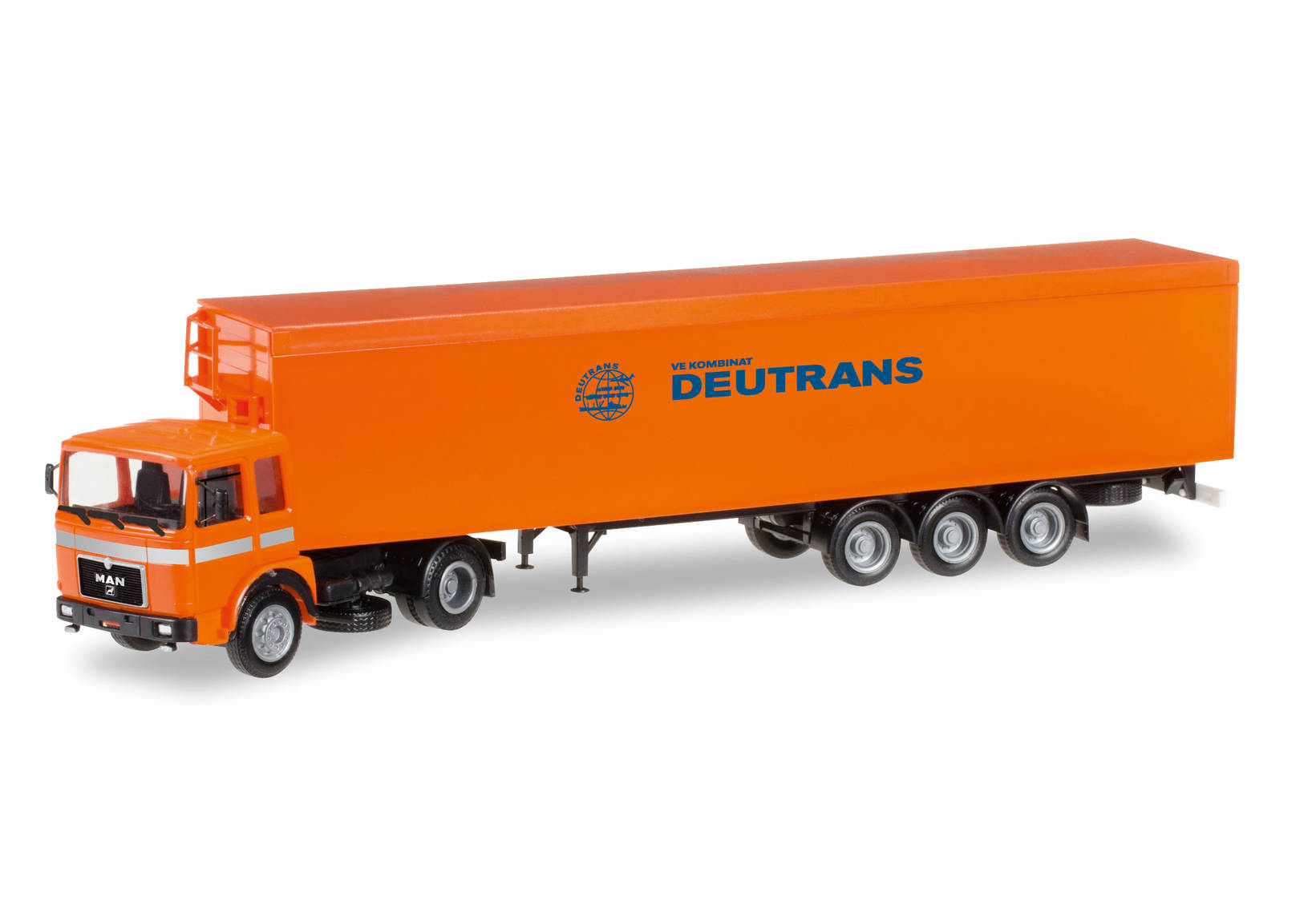 MAN F 8 Schubboden-Sattelzug "Deutrans"