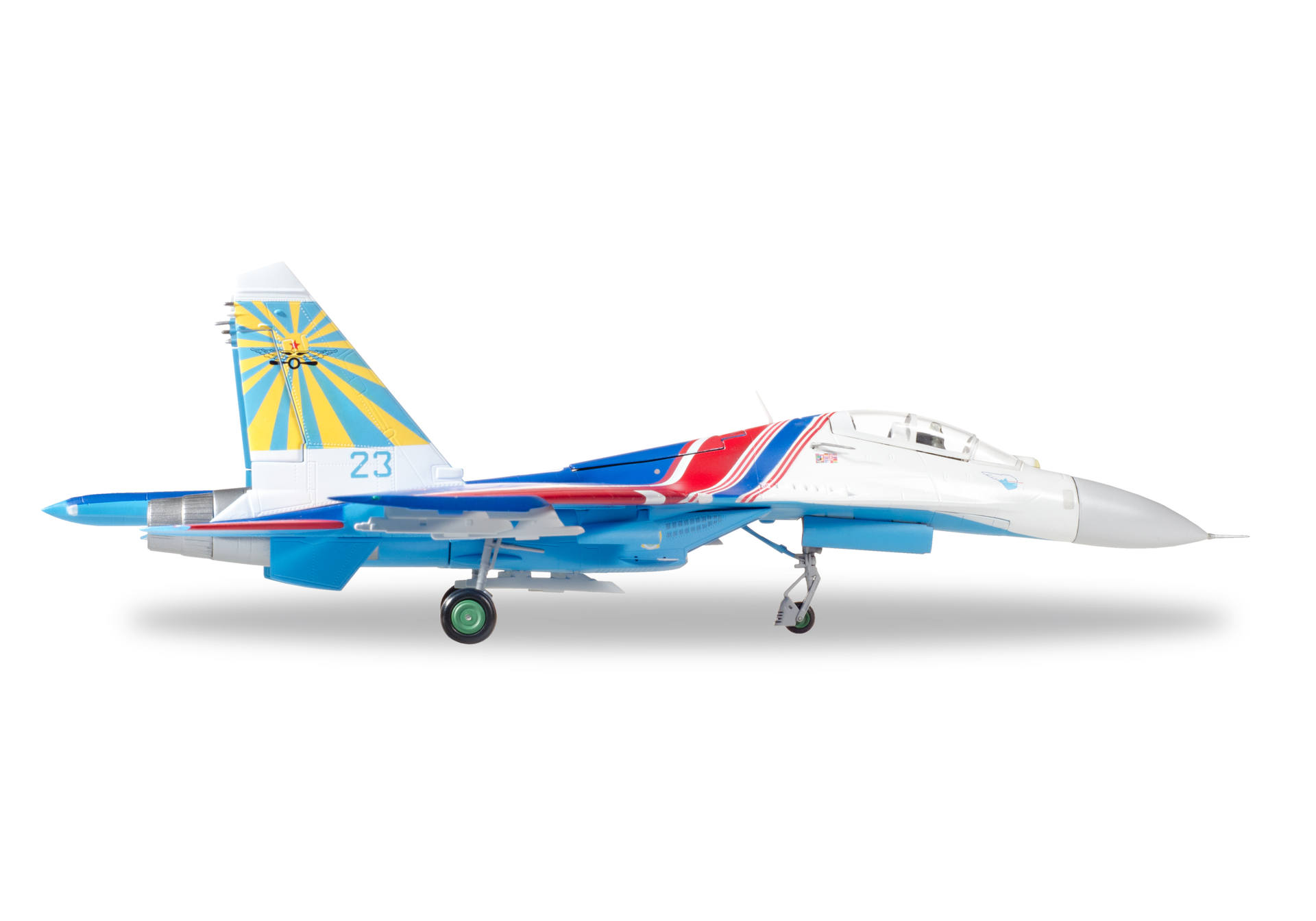 Russian Knights Aerobatic Demo Team Sukhoi SU-27UB - 237th Aviation Technology Demonstration Center