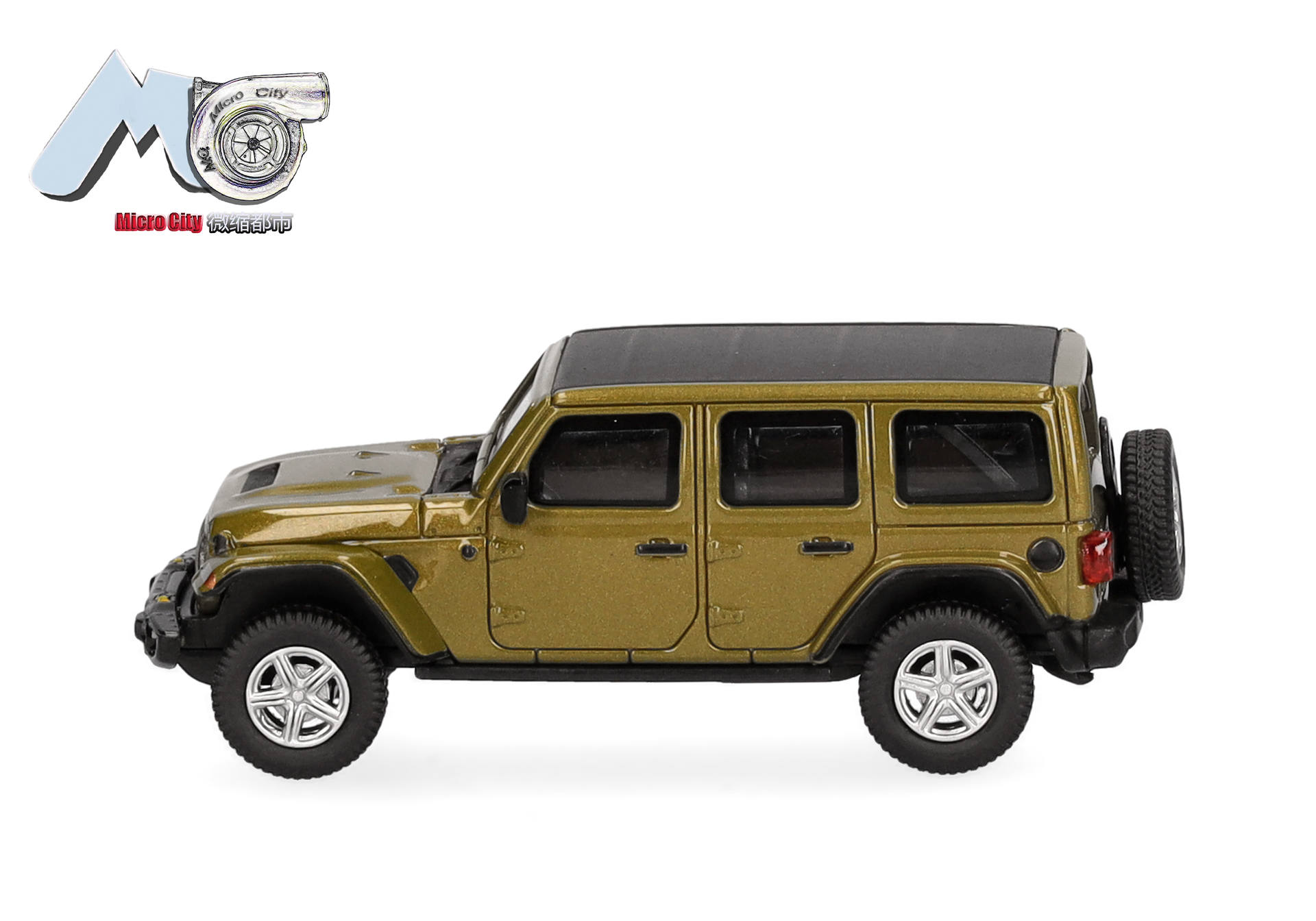 MicroCity: Jeep Wrangler, grün (ab 2017)