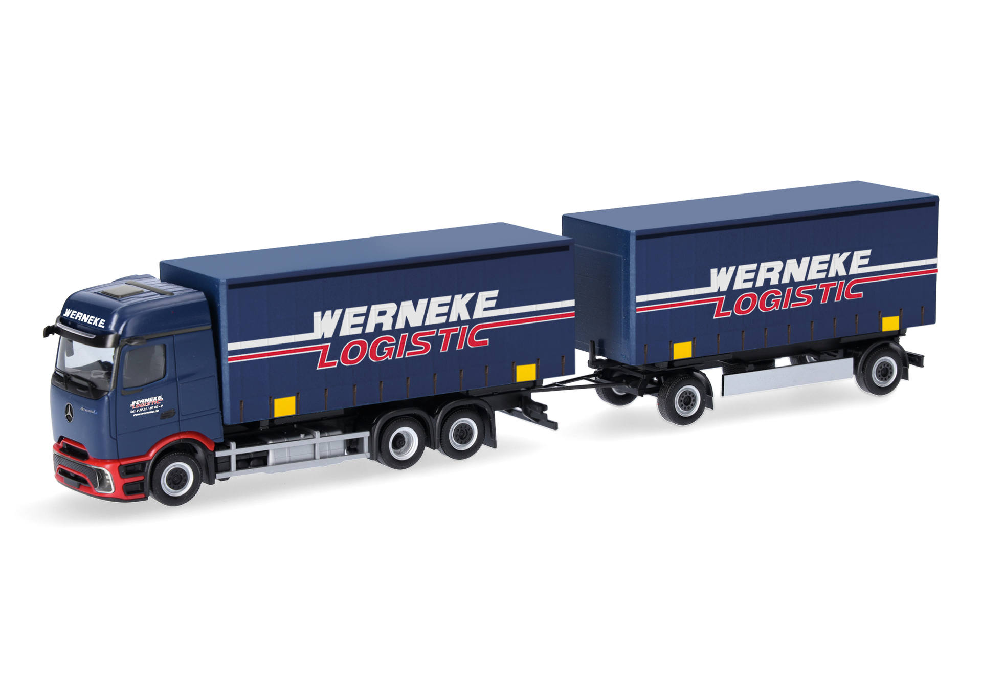 toy, truck, semi-trailer, blue, logistic
