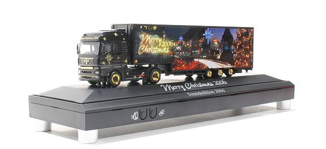 MAN TGA XLX Herpa Christmas model 2006 with sound