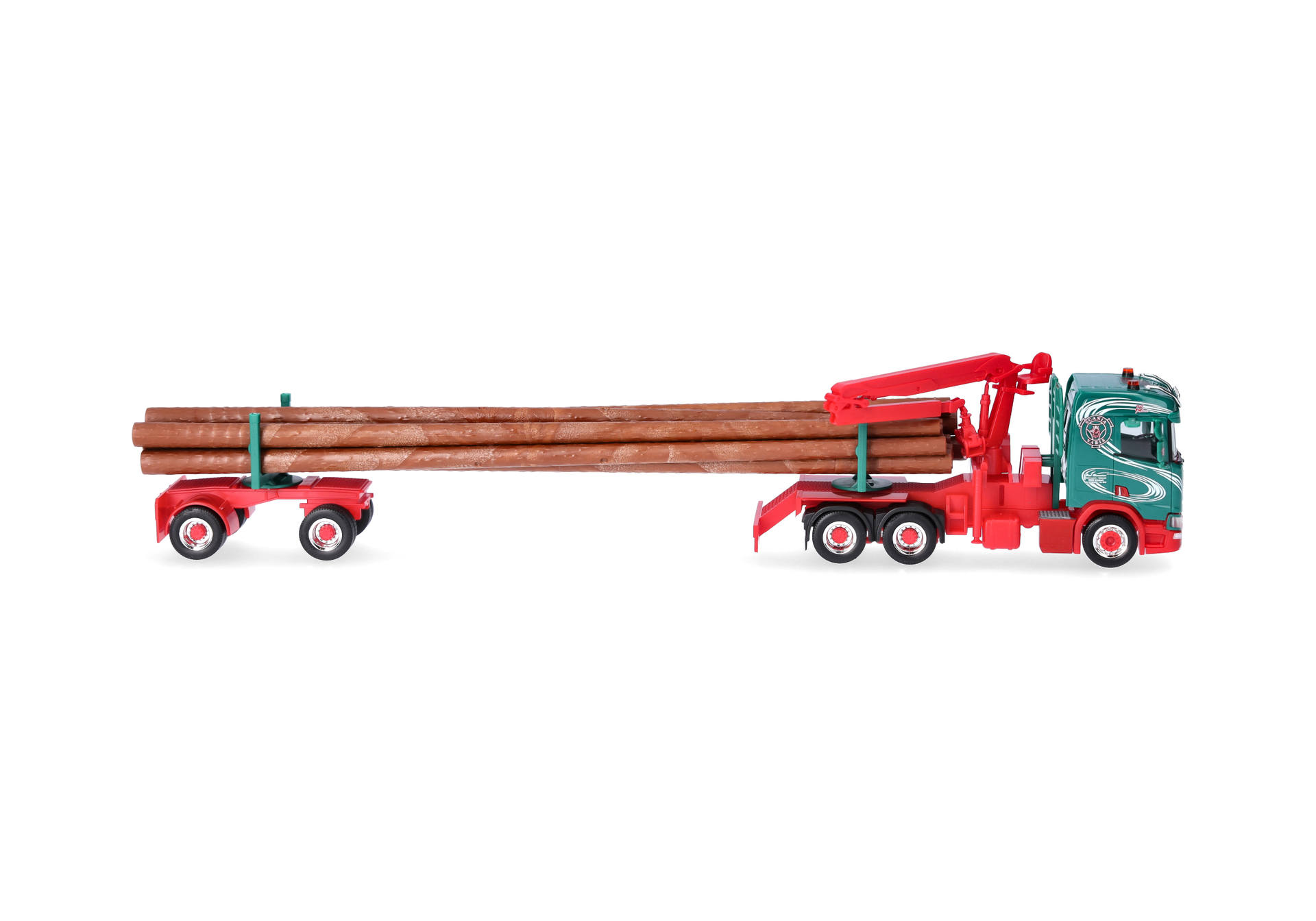 Scania CR 20 low roof wood transporter "Hammann"