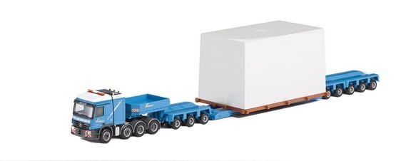 Mercedes-Benz Actros L '02/Titan deep charging saddle train with transpot box