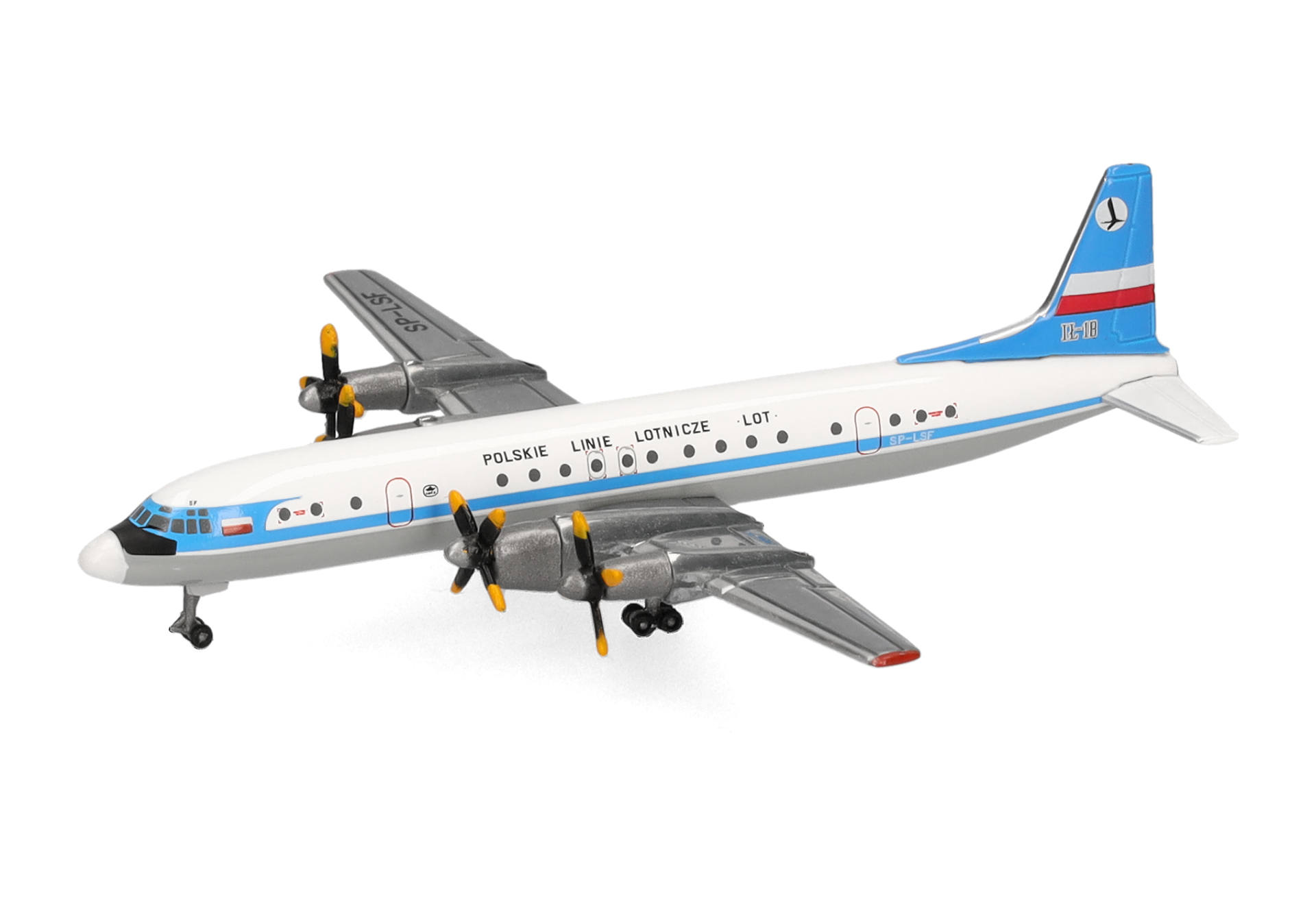 airplane, model, propeller, white-blue, Polskie Linie Lotnicze LOT