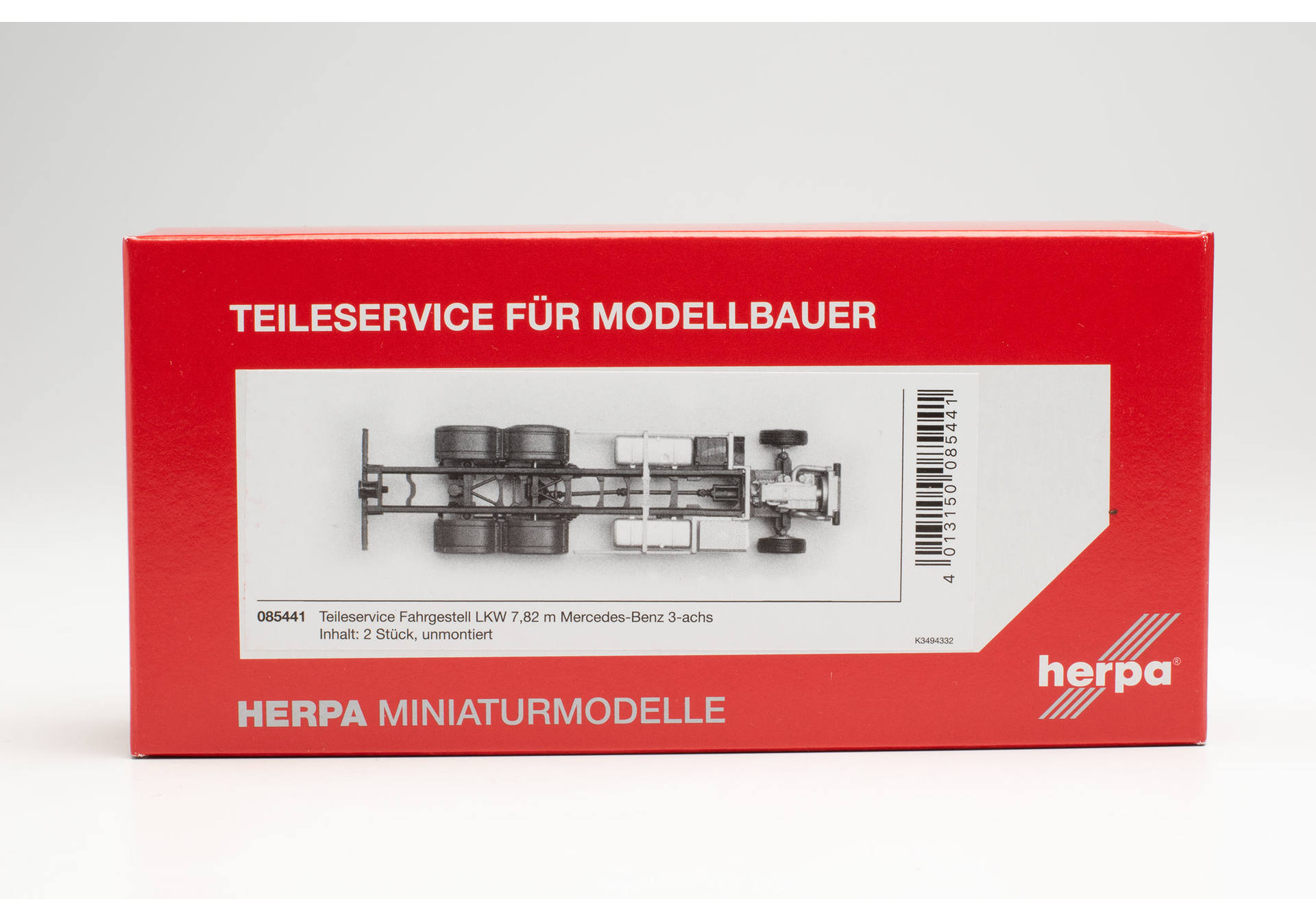 Teileservice Fahrgestell LKW 7,82 m Mercedes-Benz 3achs, 2 Stück