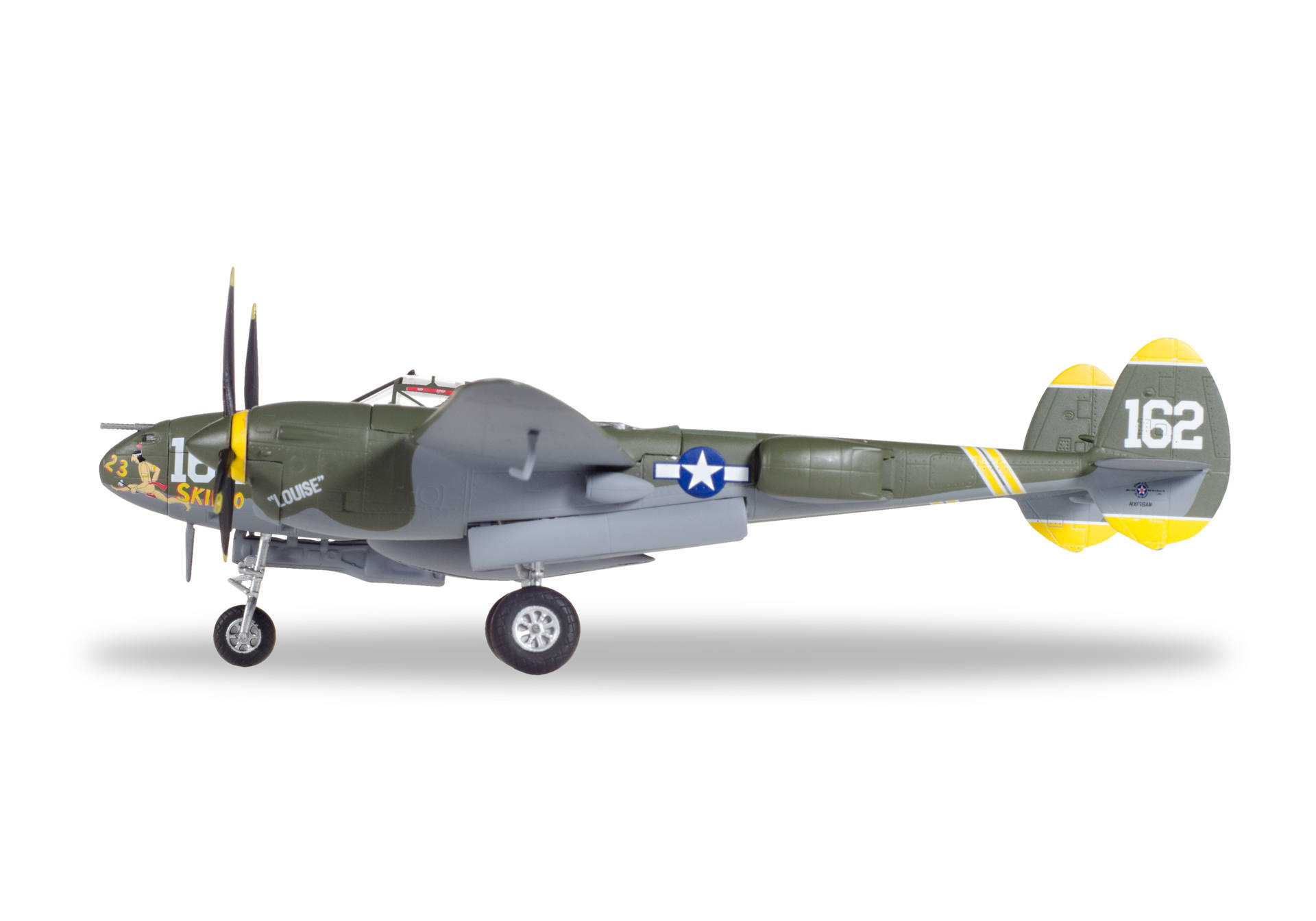 U.S. Army Air Forces Lockheed P-38J Lightning - Capt Perry Dahl, 432th Fighter Squadron "23 Skidoo"