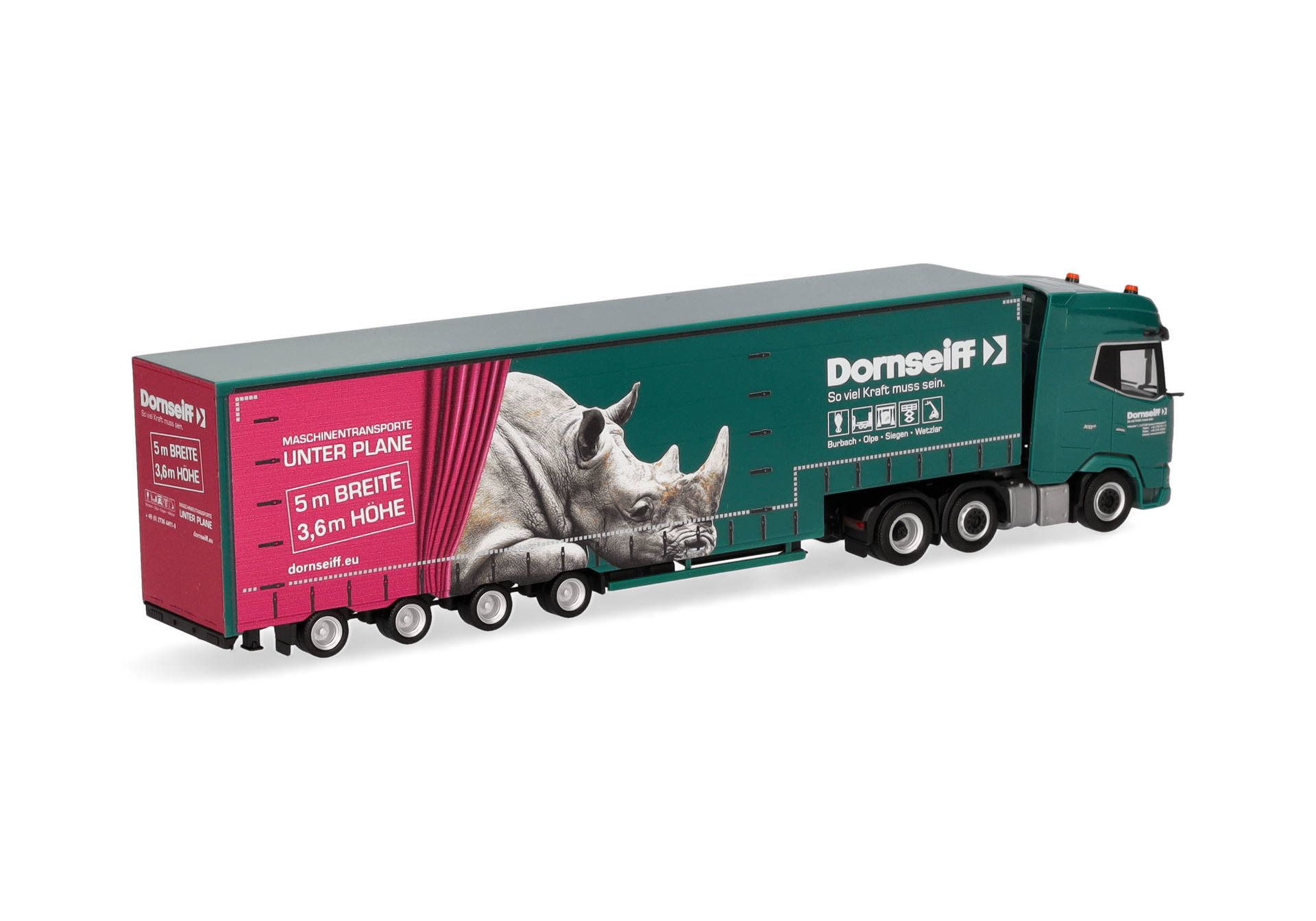 DAF XG+ volume semitrailer truck "Dornseiff"