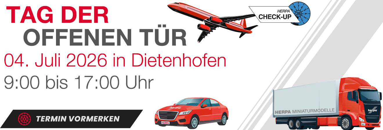 Auto, rotes Auto, LKW, Lieferwagen, Flugzeug