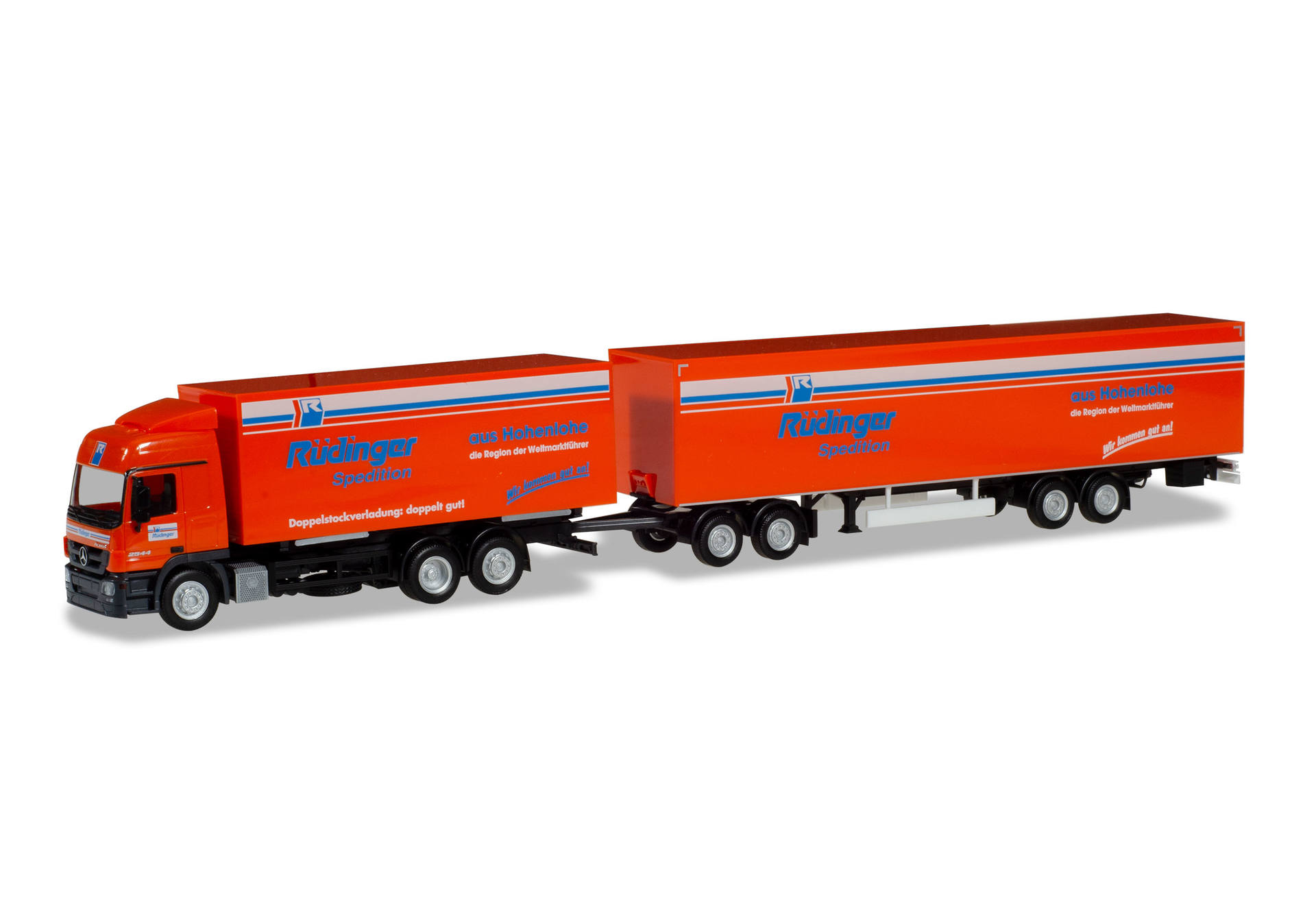 Mercedes-Benz Actros L Eurocombi Trailer "Rüdinger Spedition GmbH"