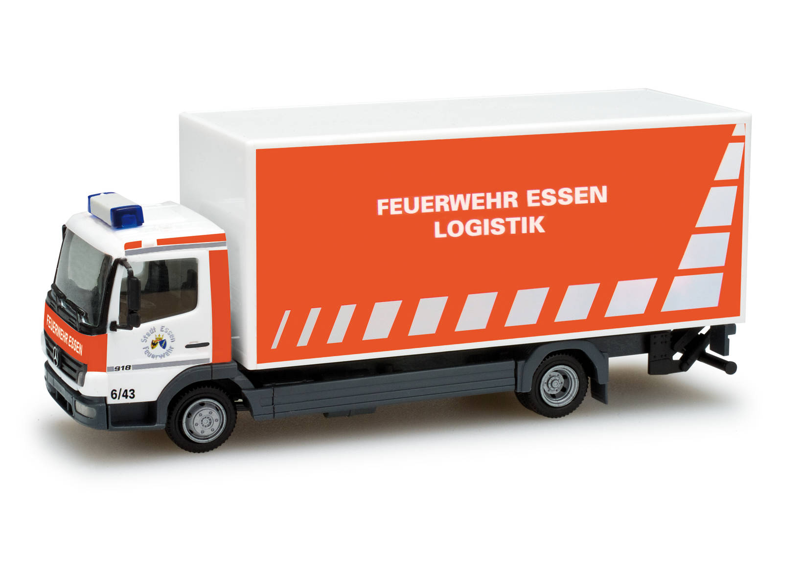 Mercedes-Benz Atego Koffer-LKW mit Ladebordwand "Feuerwehr Essen / Logistik"