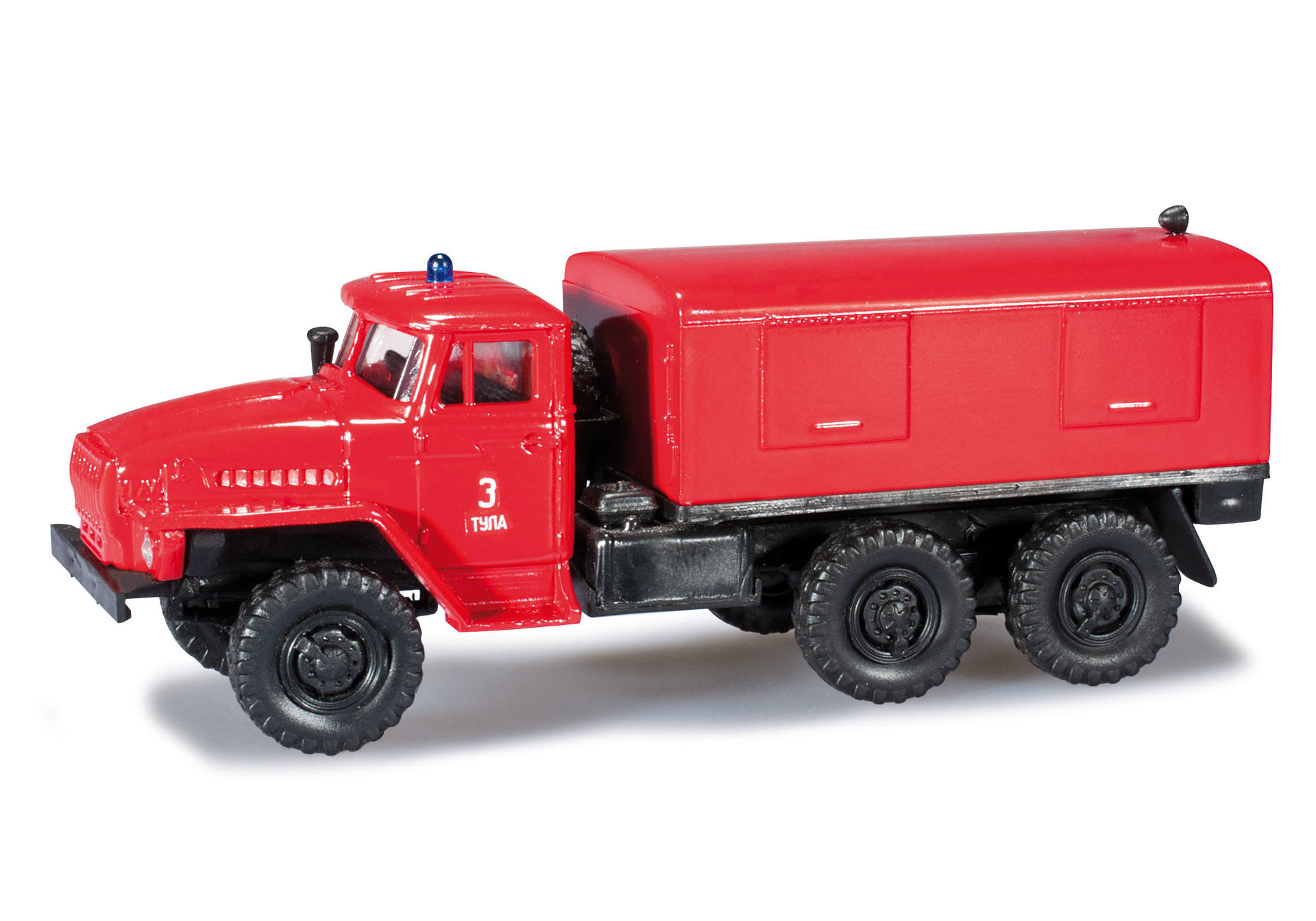 URAL truck with equipment box "fire department"