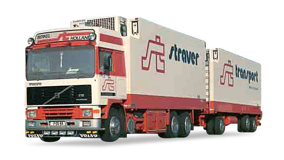Volvo F 12 refrigerated trailer "Straver"
