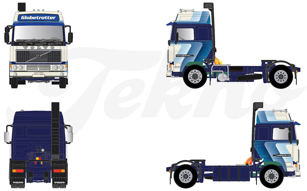 TBP Volvo F 12 Gl. 4x2 rigid tractor