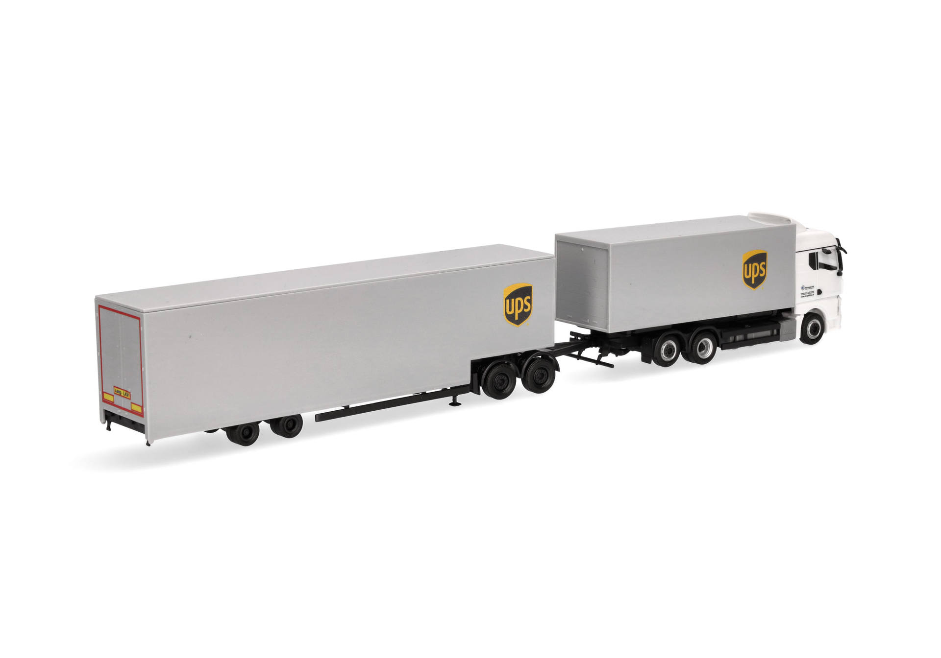 MAN TGX GM Wechselkoffer-LKW mit Jumbokofferauflieger "UPS"