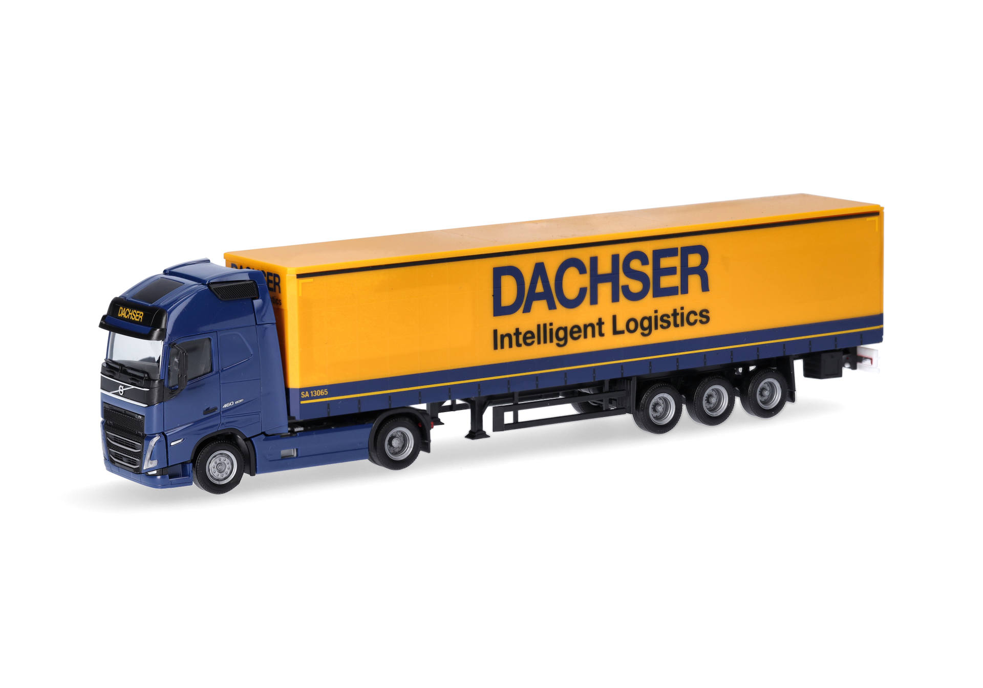 Volvo FH GL XL 2020 curtain canvas semitrailer "Dachser Intelligent Logistics"