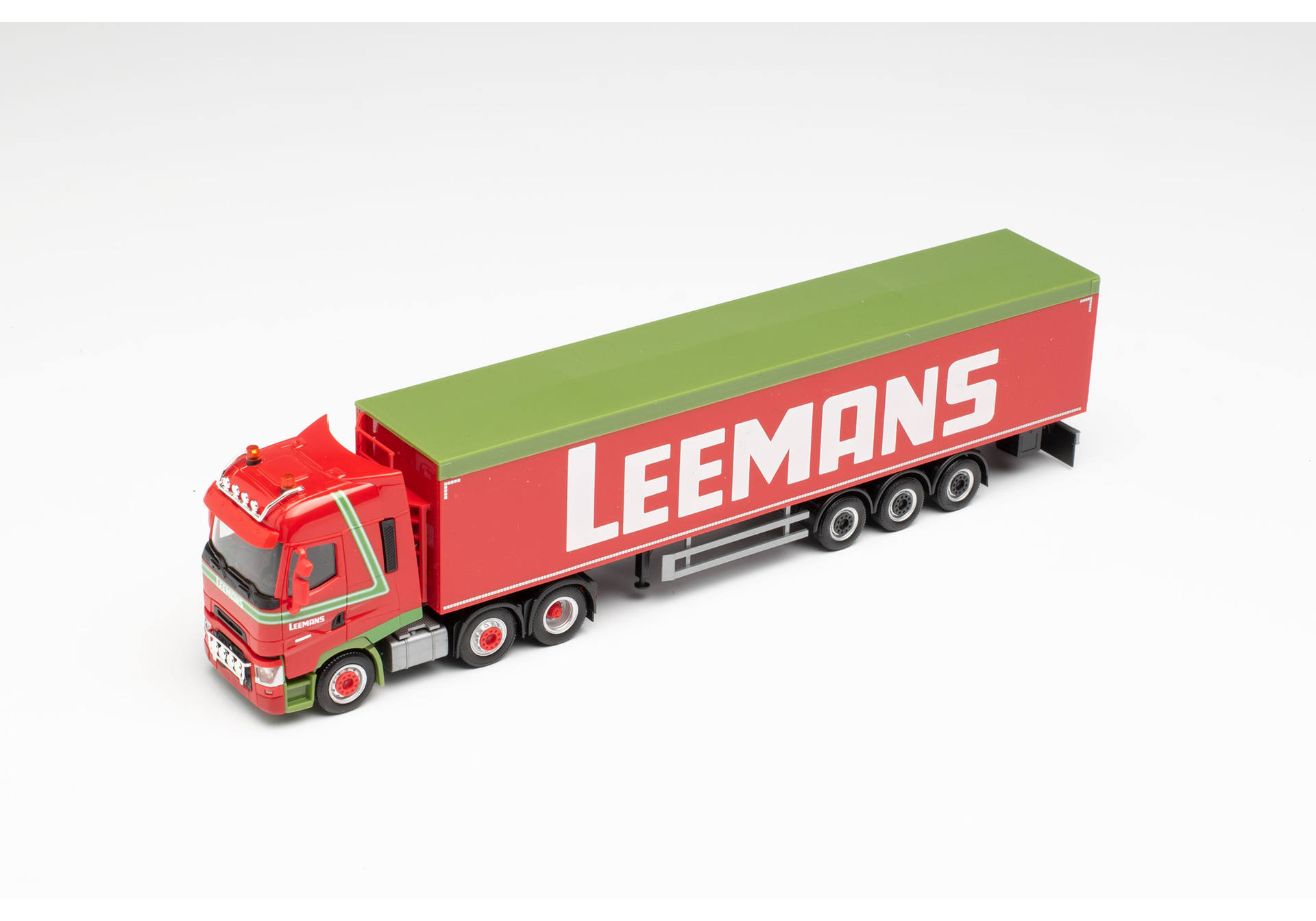 Renault T 6x2 sliding floor semitrailer „Leemans“