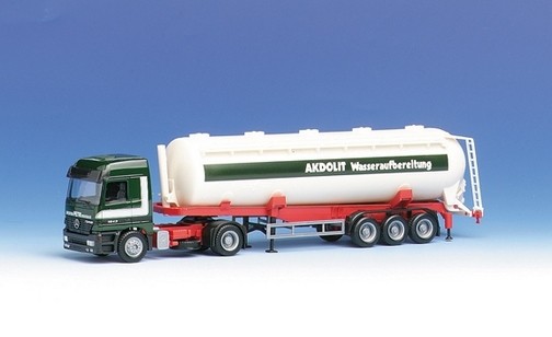 Mercedes-Benz Actros L Silo saddle train 2A/3A
