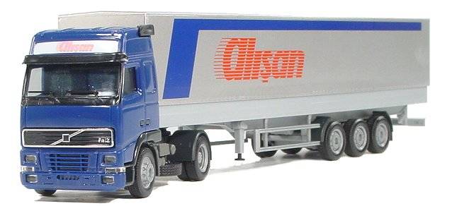 Volvo FH 12 Gardinenplanen-Sattelzug "Alisan"