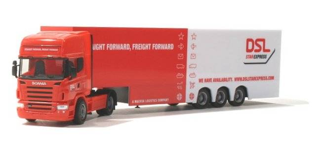 Scania euro box semitrailer "Maersk / DSL StarExpress"