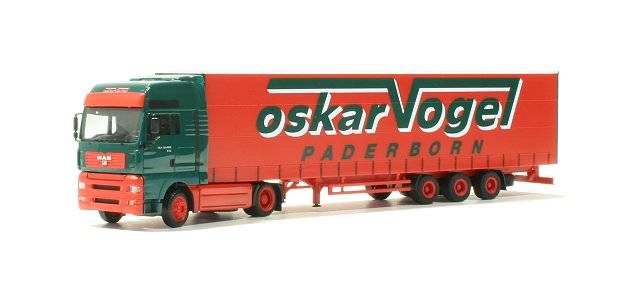 MAN TGA XXL Volumen-Sattelzug "Oskar Vogel"