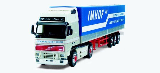 Volvo FH12 canvas semitrailer "Imhof"