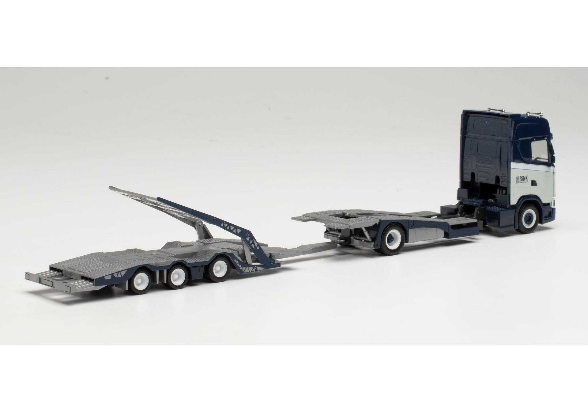 Herpa Scania Cs 20 Hd Lkw Transporter Hängerzug „van Den Brink“ 313742