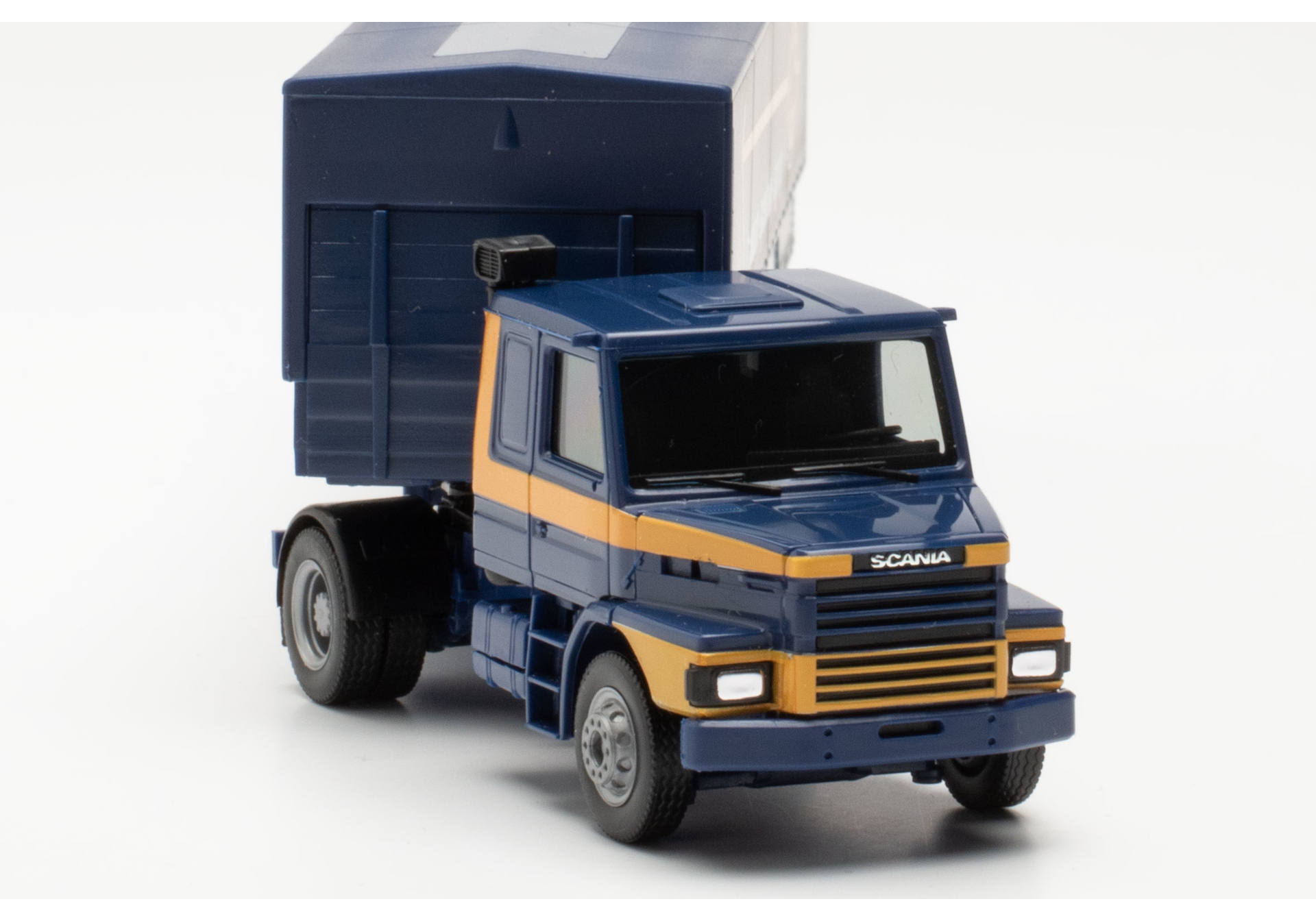 Scania Hauber Pritsche-/Planen-Sattelzug "ASG" (S)