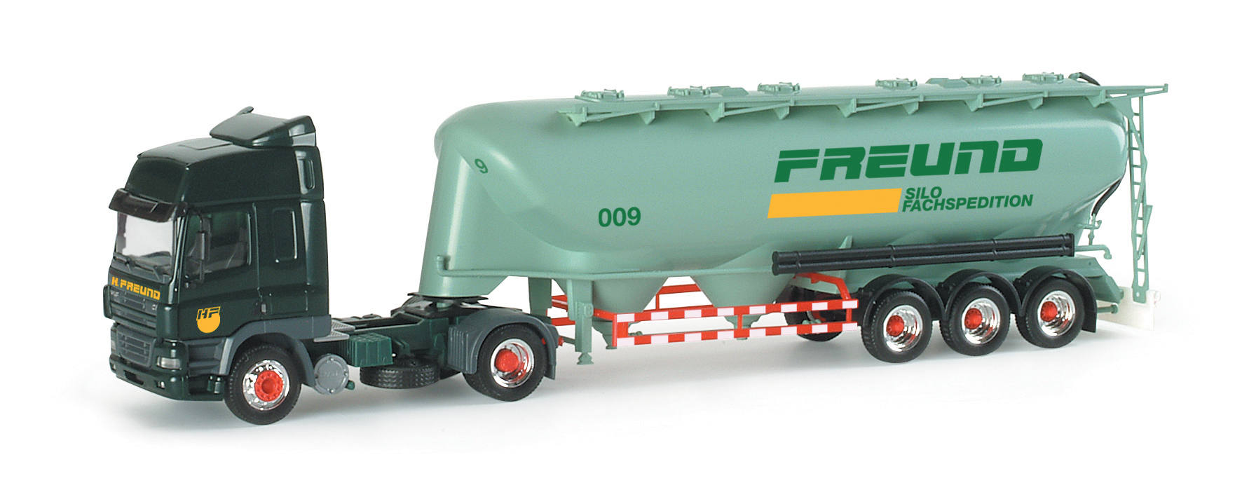 DAF CF 85 silo semitrailer "Freund"