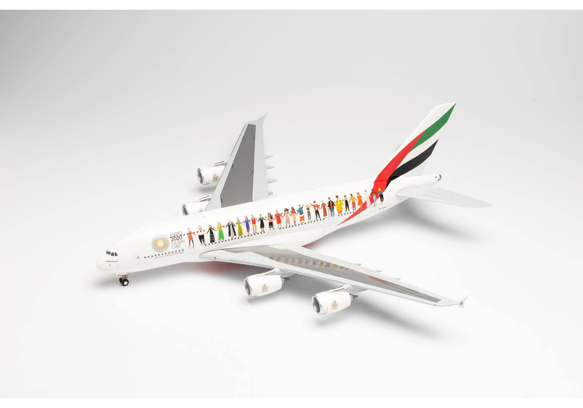 Emirates Airbus A380 “Year of Tolerance“ – A6-EVB