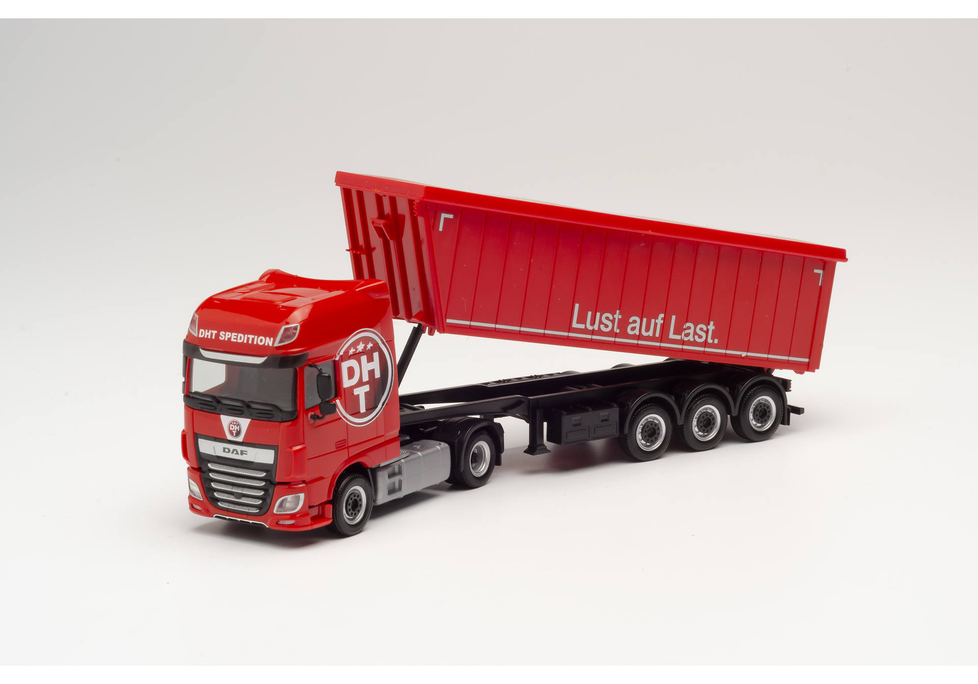 DAF XF SSC facelift Stöffelliner semitrailer "DHT, Lust auf Last"