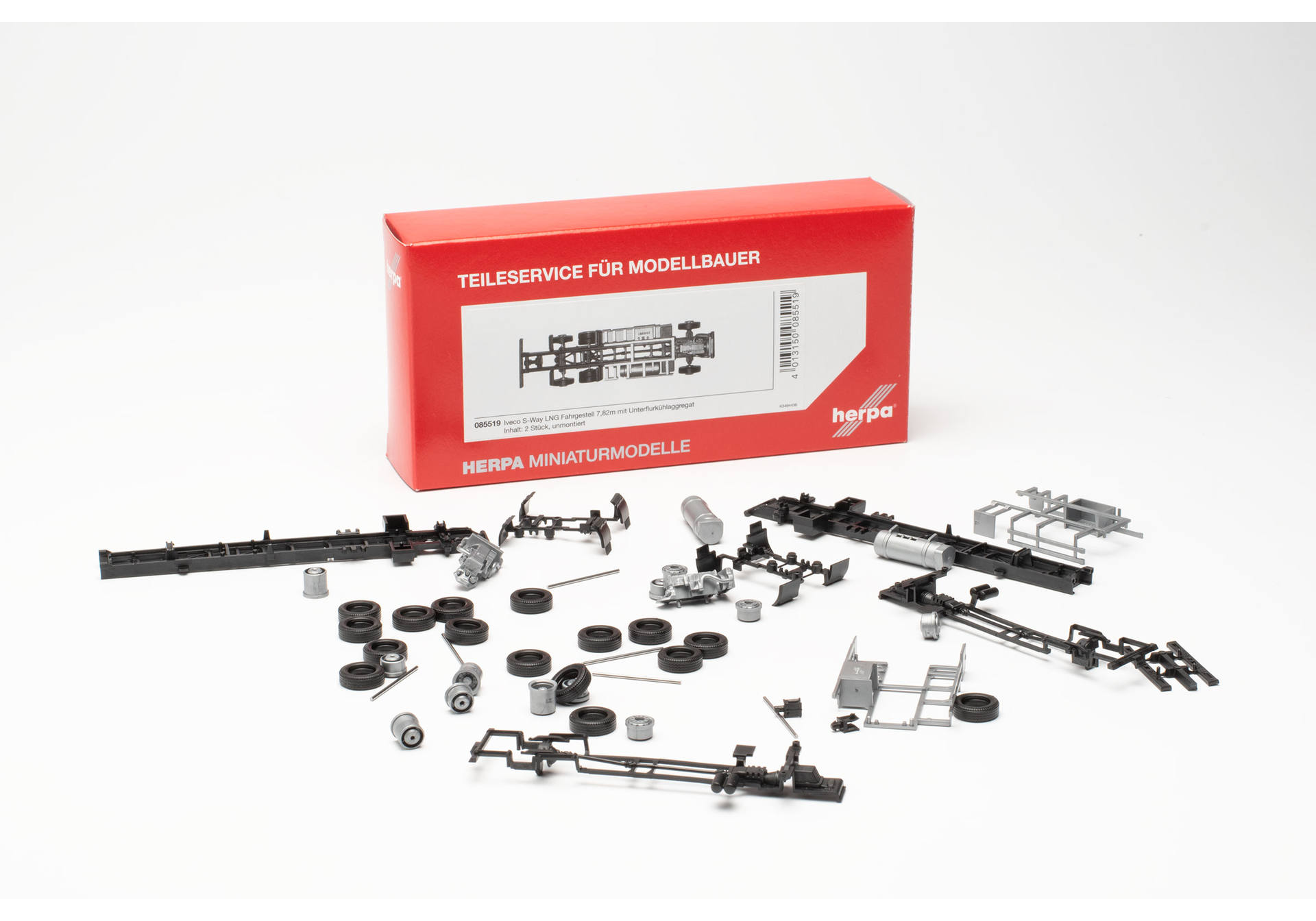 Partsservice, Iveco S-Way LNG chassis with underground cooling unit (2 pieces)