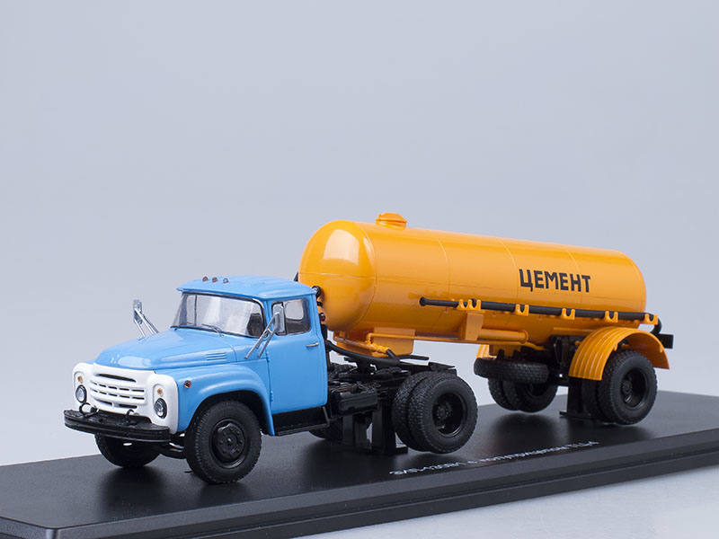 SSM: ZIL-130V1 with cement semitrailer TC-4