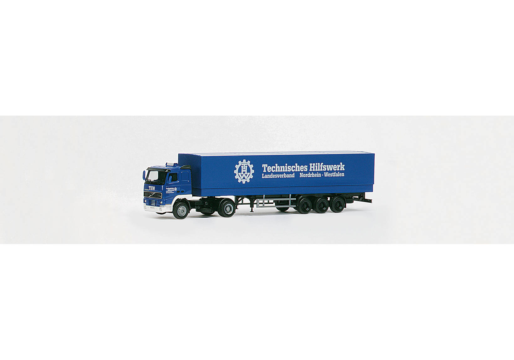 Volvo FH tarp semitrailer "THW"