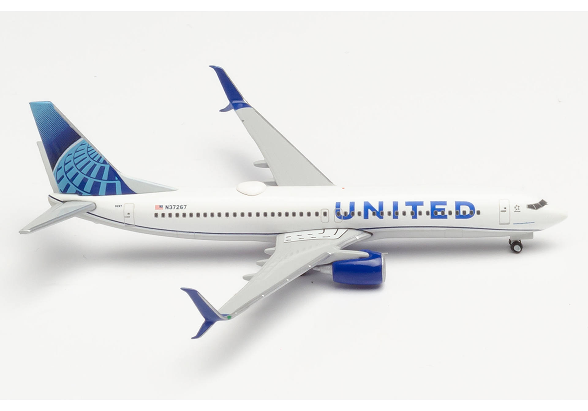 United Airlines Boeing 737-800 -new 2019 colors-