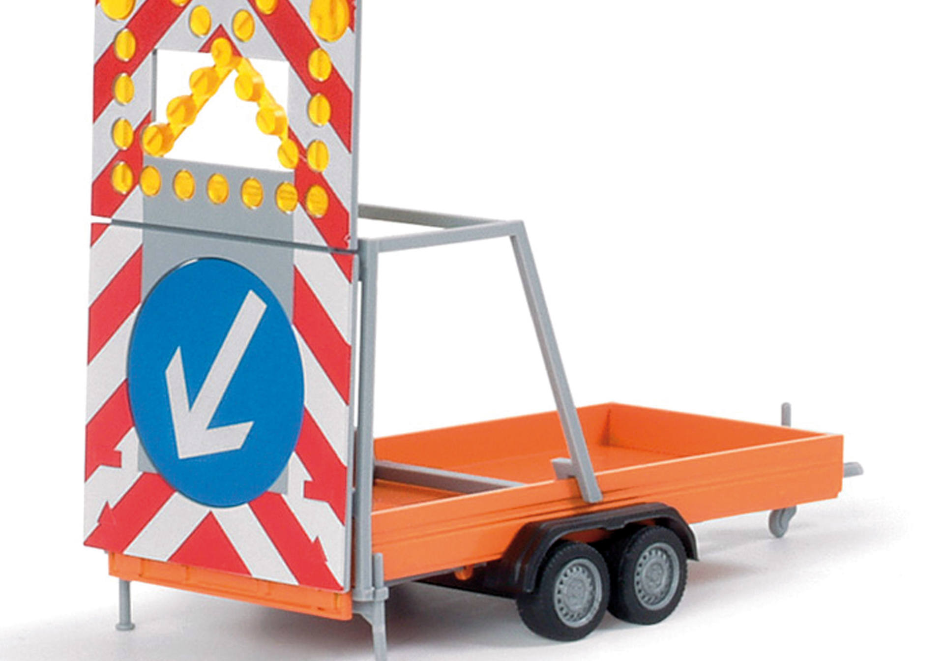 safety traffic Trailer, communal orange