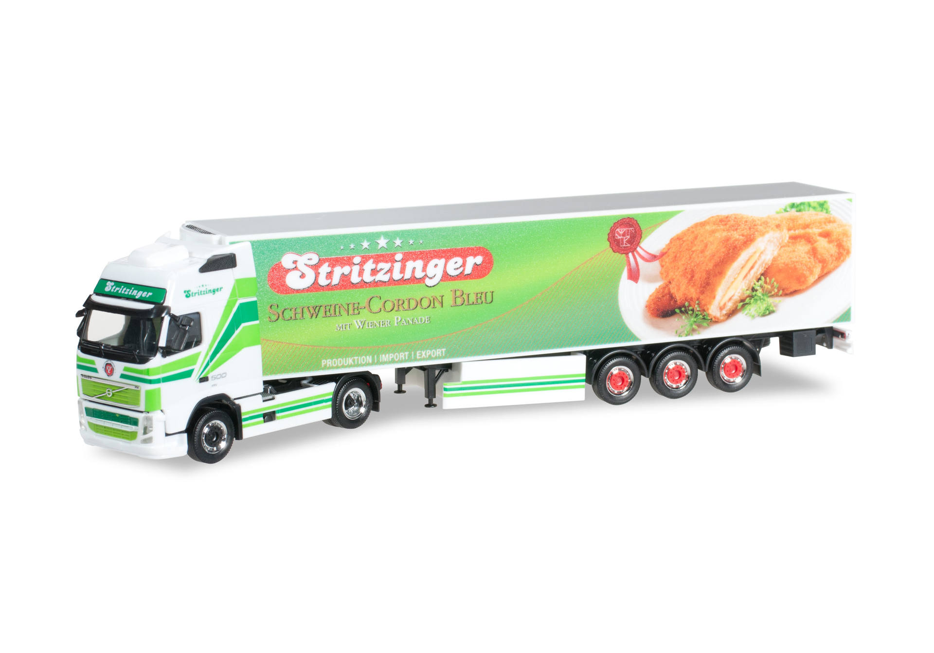 Volvo FH GL refrigerated box semitrailer "Stritzinger"