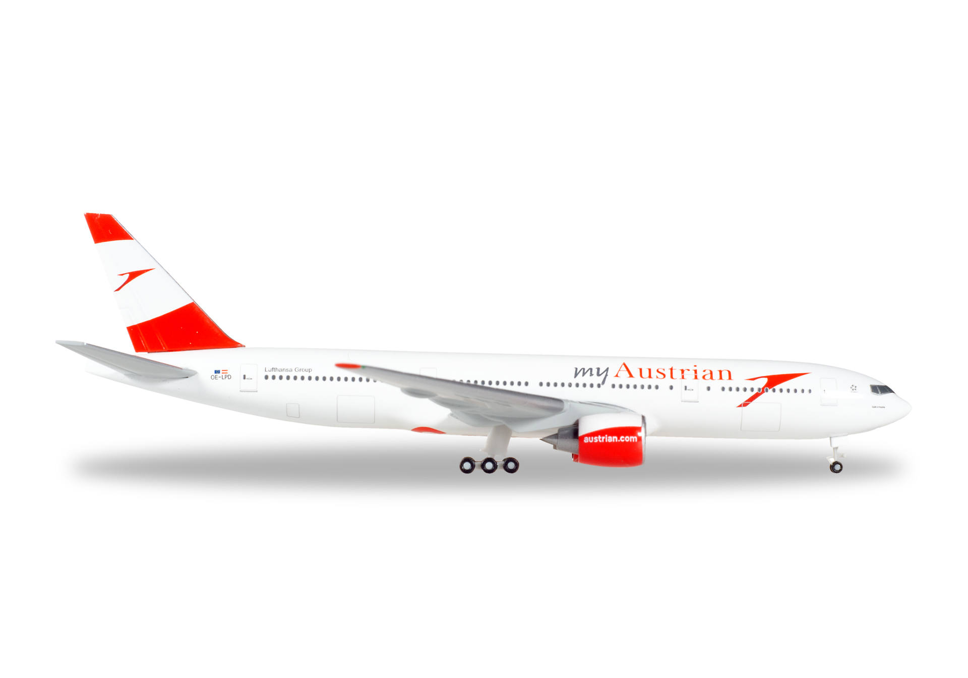 Austrian Airlines Boeing 777-200 "Servus Hong Kong" - OE-LPD
