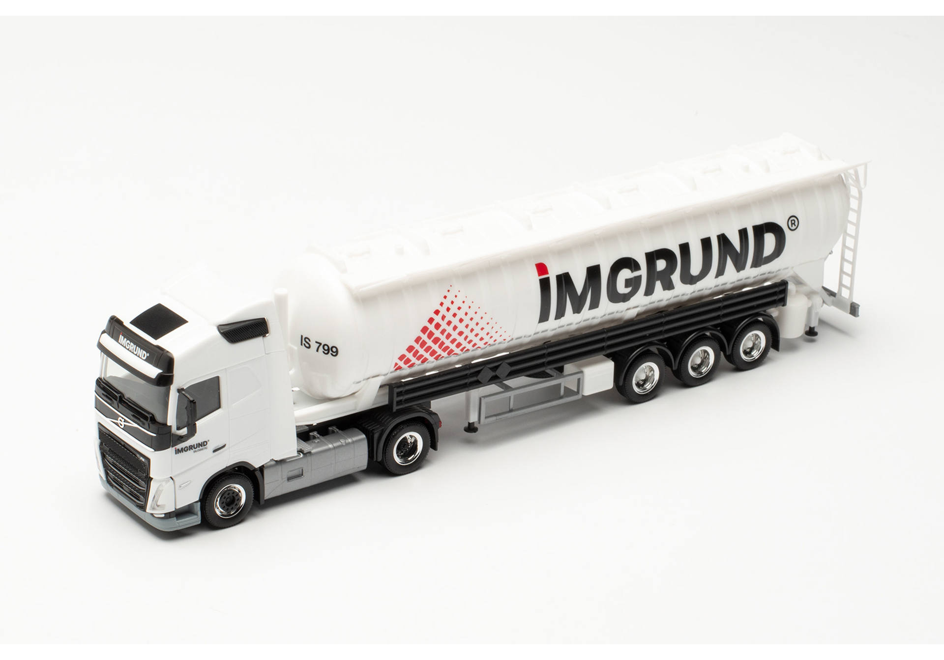 Herpa Volvo Fh Gl Vacuum Silo Semitrailer Imgrund